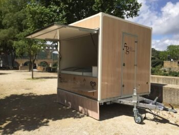 Remorque 250 Crêpes Gaufres Churros Glaces